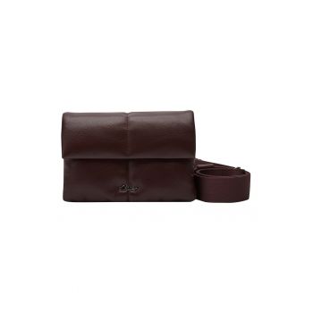 Geanta crossbody din piele ecologica - Violet pruna