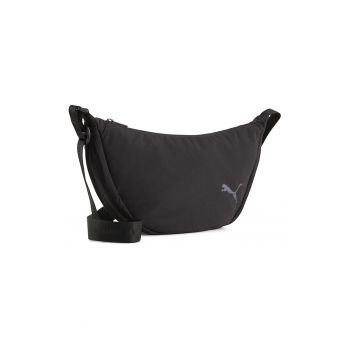 Geanta crossbody in forma de semiluna HER - Negru