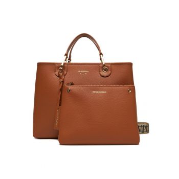 Geanta dama -  piele ecologica - maro - One Size INTL