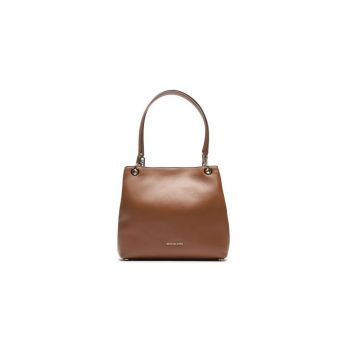Geanta dama -  piele naturala - maro - One Size INTL