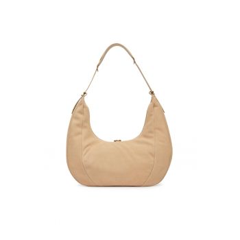Geanta dama  Slouchy Hobo Big - din piele naturaladwqf - Bej