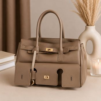 Geanta de dama, 267, model Large, Bej