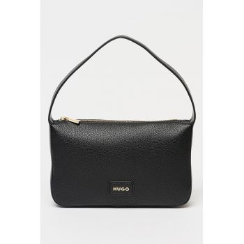 Geanta hobo cu logo metalic Orin - Negru