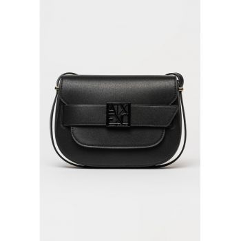 Geanta saddle din piele ecologica Susy - Negru