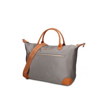 Geanta shopper din piele ecologica Elowen Prime - Gri