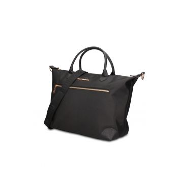 Geanta shopper din piele ecologica Elowen Prime - Negru