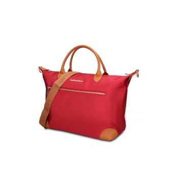 Geanta shopper din piele ecologica Elowen Prime - Rosu