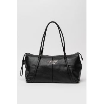 Geanta tote de piele ecologica Bolt - Negru