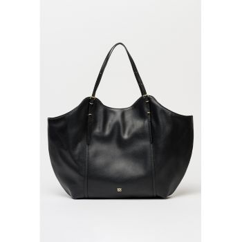 Geanta tote de piele ecologica Neeko - Negru