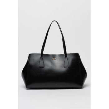 Geanta tote de piele ecologica - Negru