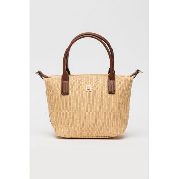 Geanta tote mica Popette - Maro/Bej