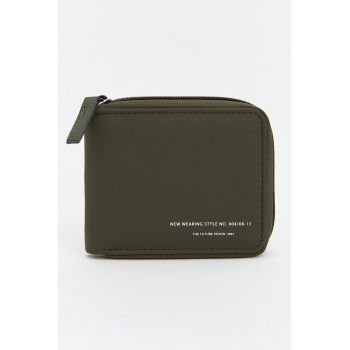 Portofel cu fermoar - Verde sparanghel