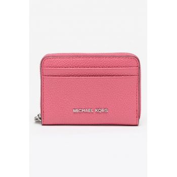 Portofel din piele Jet Set - Roz