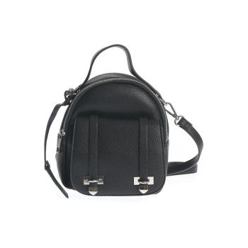 Rucsac mini negru cu bretele detasabile