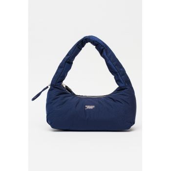 Tommy Hilfiger - Geanta cu maner si logo - Bleumarin