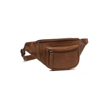 Borseta unisex piele naturala - 2 litri - Jack - - Coniac