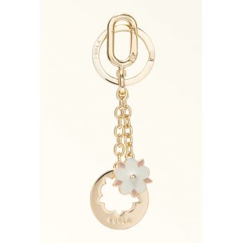 Breloc cu talisman floare - Auriu