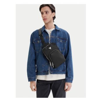 Geanta barbati -  neagra - One Size INTL - material textil