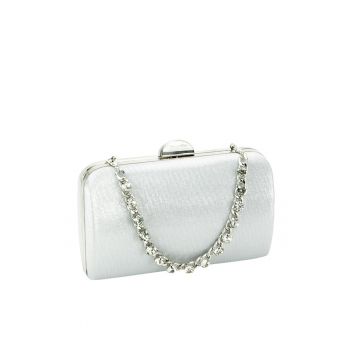 Geanta clutch BJH-22703 05 Argintiu 12932 - Argintiu