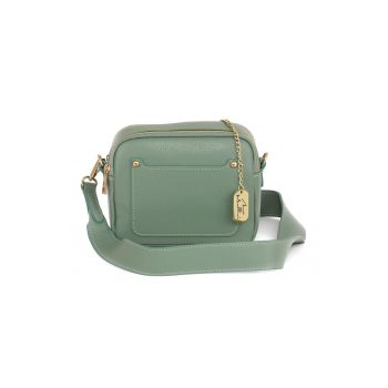 Geanta crossbody din piele cu bareta detasabila