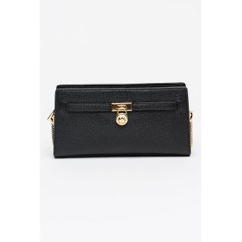 Geanta crossbody din piele cu bareta din lant Hamilton Moderne - Negru