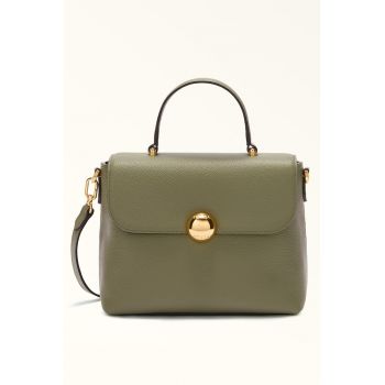 Geanta crossbody din piele cu maner fix Moonlight