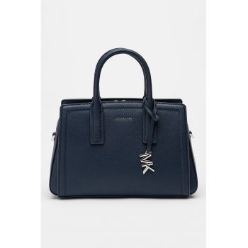 Geanta crossbody din piele Lailadwqfwq - Albastru inchis - 18.4x25.4x12