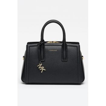 Geanta crossbody din piele Lailadwqfwq - Negru - 18.4x25.4x12