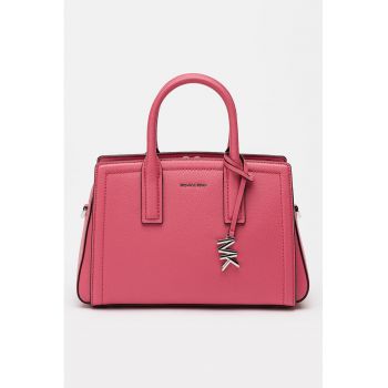 Geanta crossbody din piele Lailadwqfwq - Roz - 18.4x25.4x12