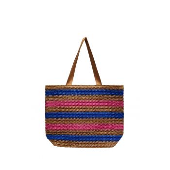 Geanta dama  Celuloza - 49x36cm - Multicolor
