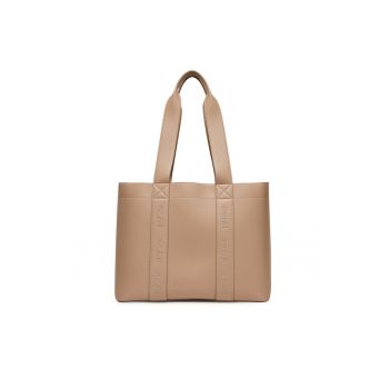 Geanta dama  Light Pastel Brown 231 - din piele ecologica - dimensiuni universale