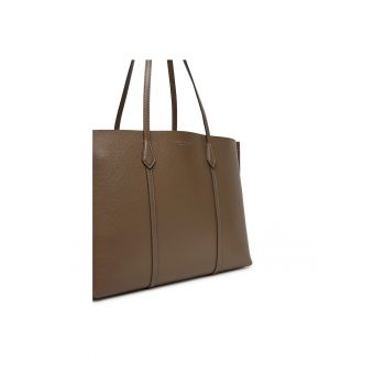 Geanta dama  Perry Tote 250 - culoare ciuperca salbatica - din piele naturala