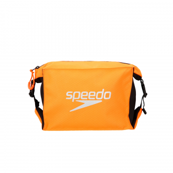 Geanta de mana pentru piscina Speedo negru portocaliu