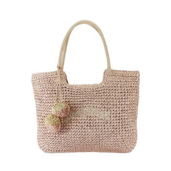 Geanta de plaja roz Flora&CO C1014 11 20609 - Roz