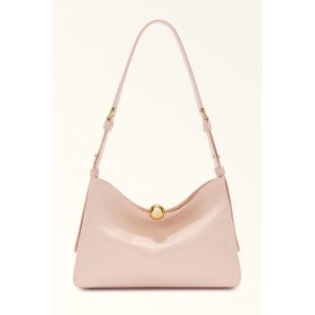 Geanta hobo de piele Sfera - Roz pal