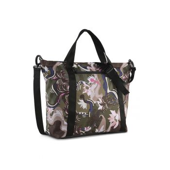 Geanta shopper AT ESS Concept - Albastru inchis/Kaki/Roz