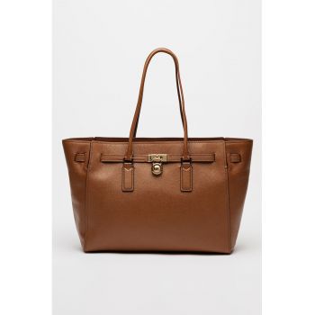Geanta shopper din piele Hamiltone Moderne - Caramel
