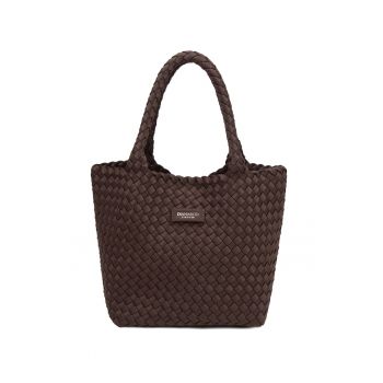 Geanta shopper tesuta Celeste - Maro inchis
