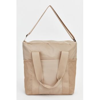 Geanta shopper textila - Bej