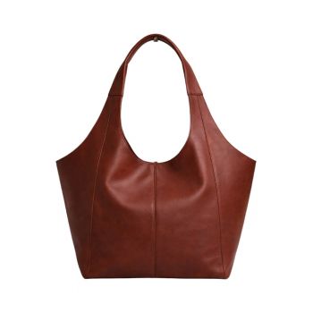 Geanta tote din piele naturala - Bordeaux