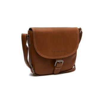 Geanta umar dama piele naturala - 2.5 litri - Lucian - - Coniac