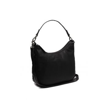 Geanta umar dama piele naturala - 8.7 litri - Marle - - Negru