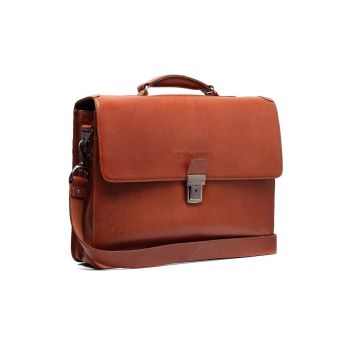 Geanta umar unisex piele naturala - 13.4 litri - Salvatore - - Coniac