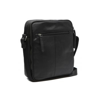Geanta umar unisex piele naturala - 3.9 litri - Alva - - Negru