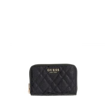 Isemay patent look wallet black