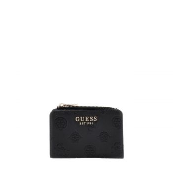 Laurel peony logo wallet black