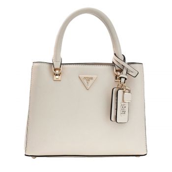 Noelle saffiano shoulder bag bone