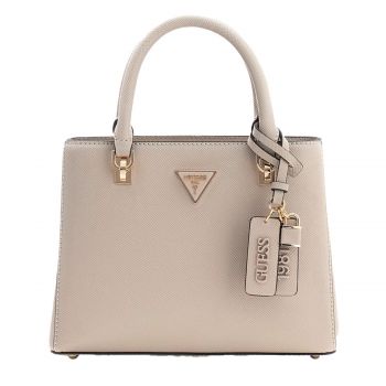 Noelle saffiano shoulder bag taupe