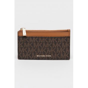 Portcart cu model monograma Jet Set - Maro