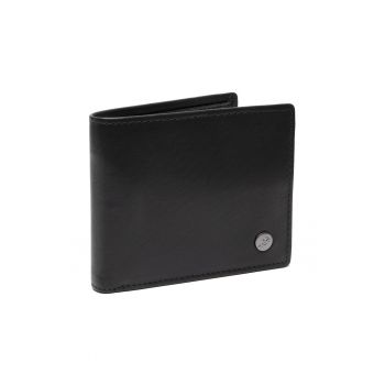 Portofel unisex piele naturala - Positano - - Negru